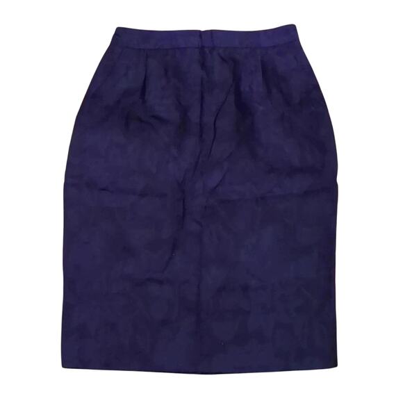 Pendleton vintage purple pencil skirt size 8 - Picture 1 of 3